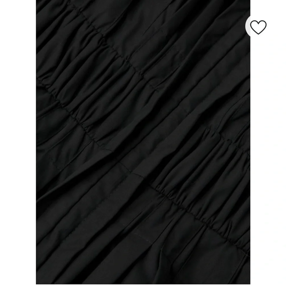 Rebecca Taylor Black Short Sleeve Smock Dress - Picture 4 of 10
